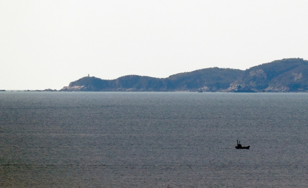 공무원 피격지점으로 추정된 등산곶 앞바다. 사진제휴=뉴스1
