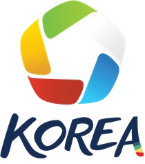 「제6차 믹타 국회의장 회의」 공식 로고, 한국의 미를 상징하는 곡선의 글씨체로 ‘KOREA’를 배치하고 단청무늬에서 착안하여 ‘A’를 디자인하였다, 사진 제공=대한민국 국회